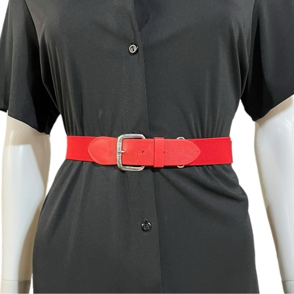 All-Star  Frame Style Red Adjustable Belt - Picture 2 of 4